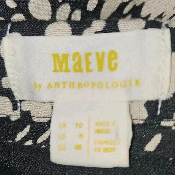 Maeve Black and White Mini Skirt - Picture 9 of 12